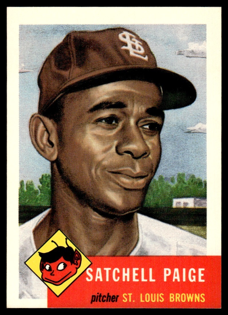 1991 Topps Archives 1953 Baseball Card Satchel Paige St. Louis