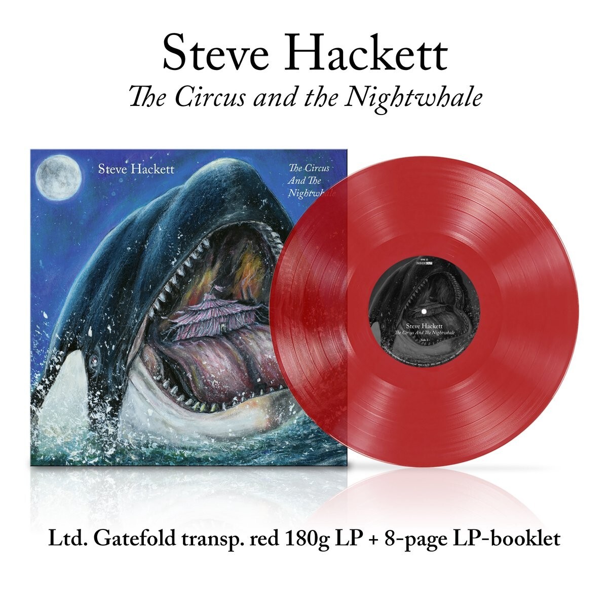 Steve Hackett The Circus And The Nightwhale (2024) LP Red Vinyl