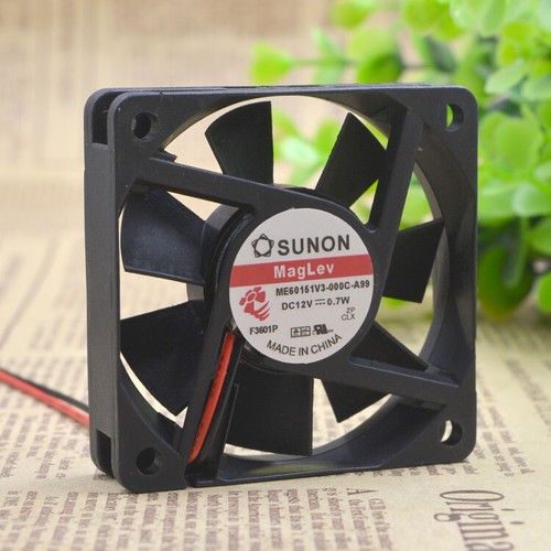 SUNON ME60151V3-000C-A99 12V 0.07W 6015 6cm 2-pin magnetic suspension fan - Picture 6 of 6