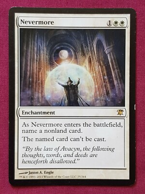 Magic The Gathering INNISTRAD NEVERMORE white card MTG | eBay Magic The Gathering INNISTRAD NEVERMORE white card MTG | eBay
