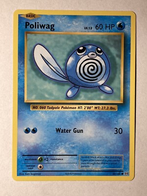 Pokémon Poliwag / Quapsel 23/108 Evolutions englisch Boosterfrisch