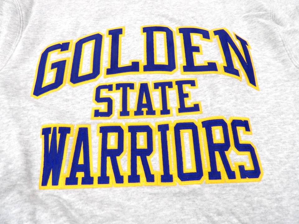 MITCHELL & NESS NBA GOLDEN STATE WARRIORS GRAY SWEATSHIRT SIZE L - Image 2 of 4