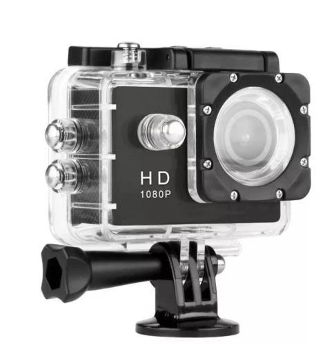 SPORTS CAM WATERPROOF FULL HD 1080P 1.5/2.0 INCH SCREEN WIDE ANGLE LENS  - Picture 1 of 2