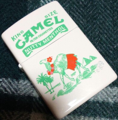 【abc111】 ZIPPO NUTTY MENTHOL camel Zippo CAMEL KING SIZE NUTTY MENTHOL Double-sided Oil Lighter No
