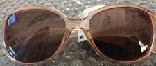 FGX MAKERS OF FOSTER GRANT PINK WOMENS SUNGLASSES OVERSIZED 100% UVA & UVB