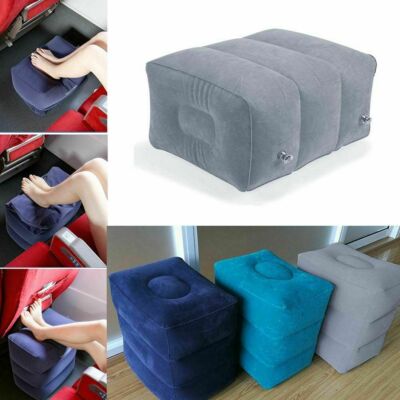 inflatable footstool for plane