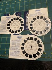 Sawyer's Vintage C350 Castles of Belgium view-master 3 Reels W/ Inserts 1K