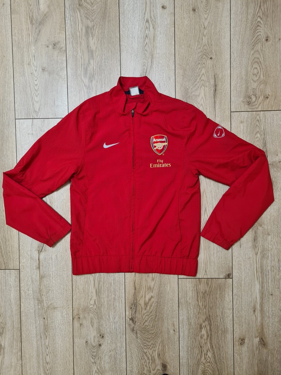 ARSENAL 2006 2008 FOOTBALL JACKET SOCCER TRAINING JACKET TOP RED