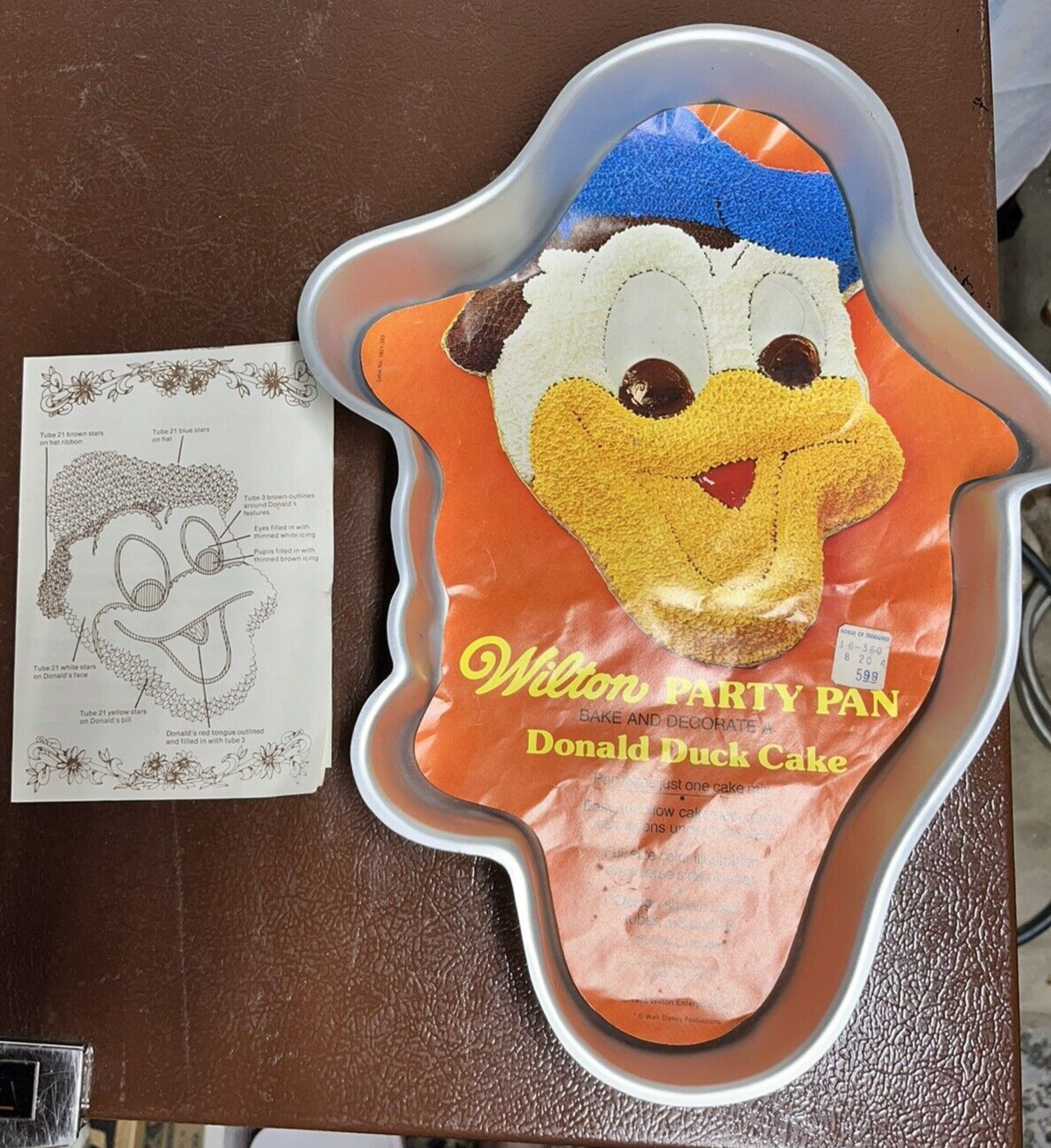 Disney Donald Duck Orange Juice Walmart Duck Cake Pan Vintage