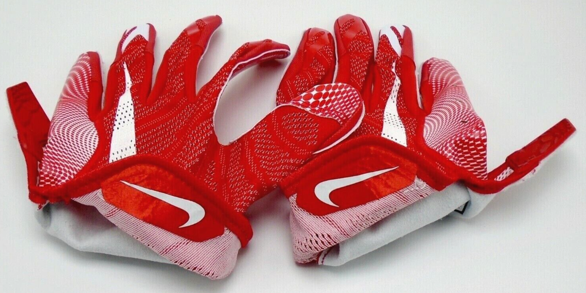 送料無料 新品 NIKE アメフト VAPOR KNIT XXL (USA) Nike Vapor Knit Football Gloves 3.0 Men's XL University Red