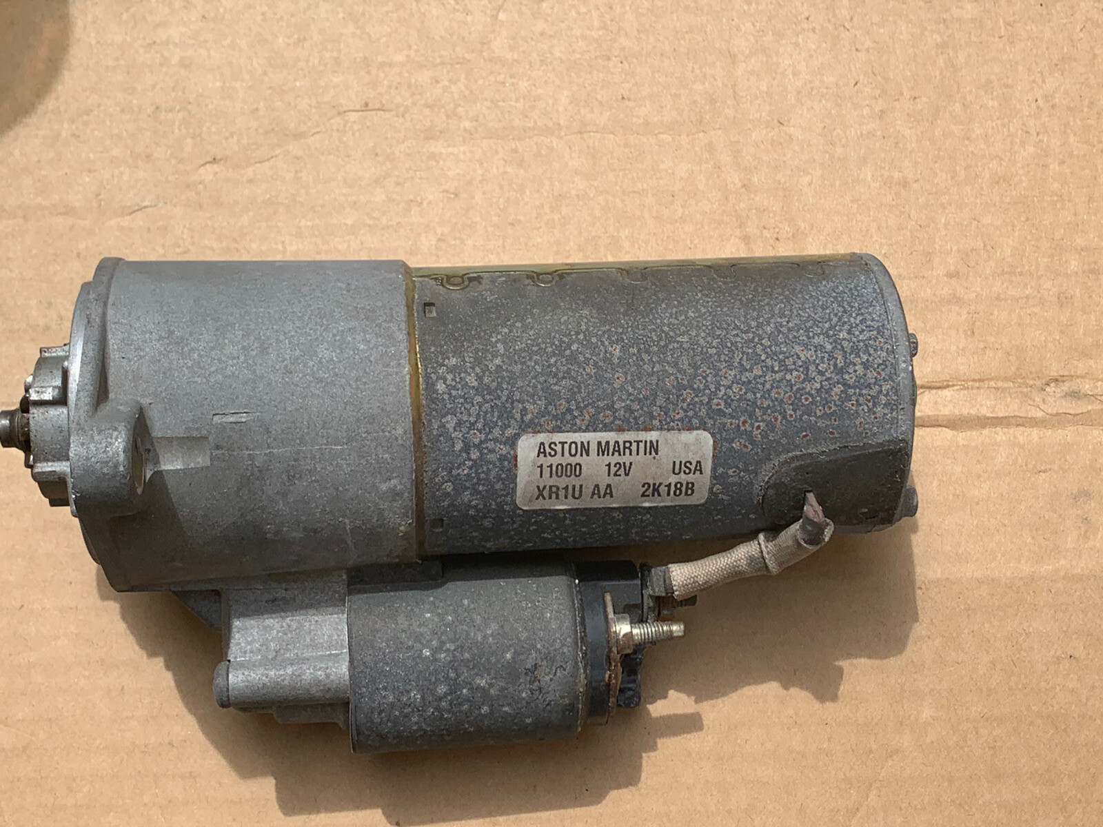 ASTON MARTIN STARTER MOTOR  XR1U AA 2K18B 12V FOR PARTS READ DESCRIPTION