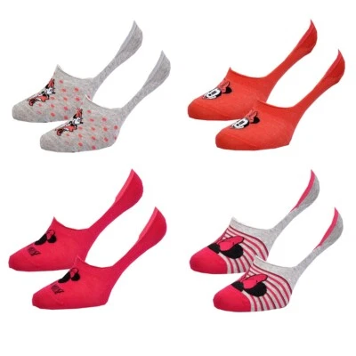 Chaussettes femme LICENCE Pack de 4 Paires FOOTIES MINNIE 36/42 Pack de 4 Paire - Photo 1/4