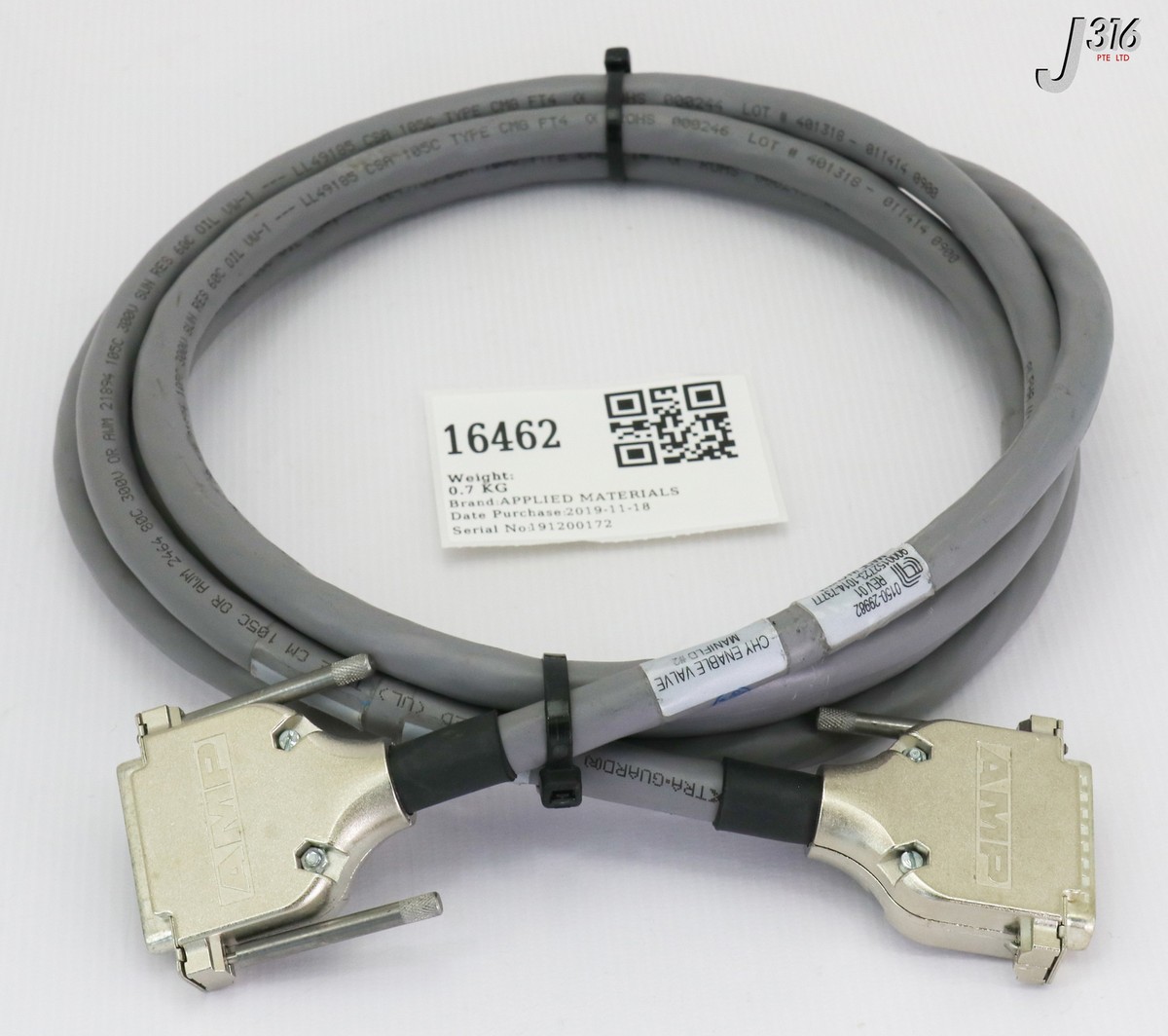 ボックス 16462 APPLIED MATERIALS CABLE ASSY CHY ENABLE VLV 0150-29982 | eBay