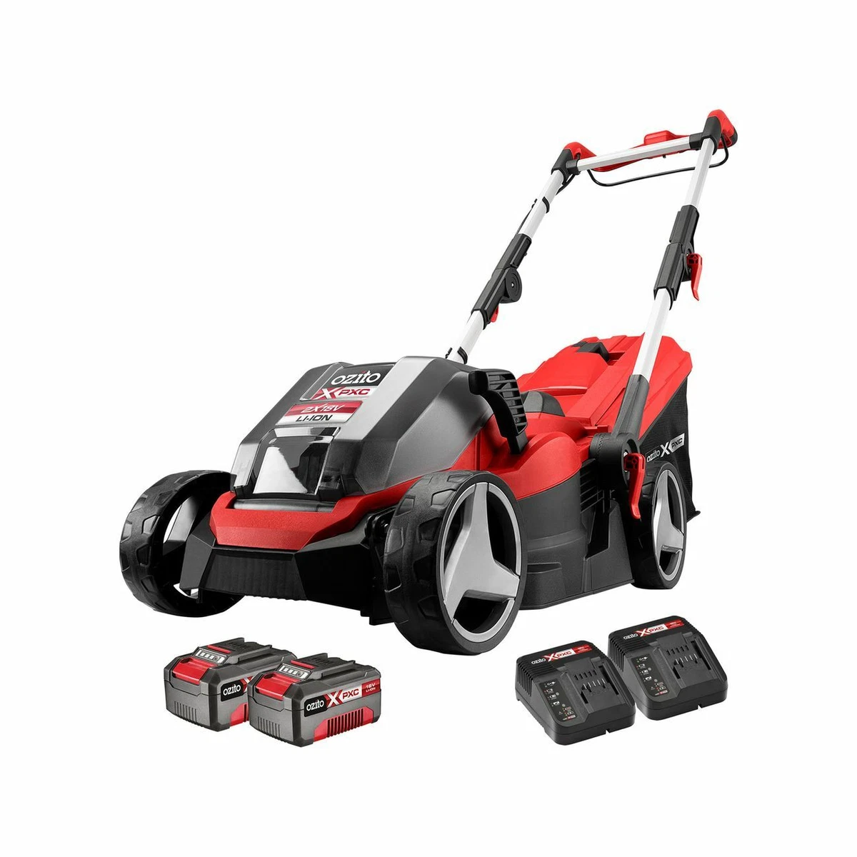 Ozito lawn 2024 mower safety key