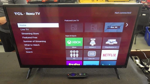 TCL 32” Class S3 (32S331) 720p HD LED Smart TV with Roku TV (TDY026427)
