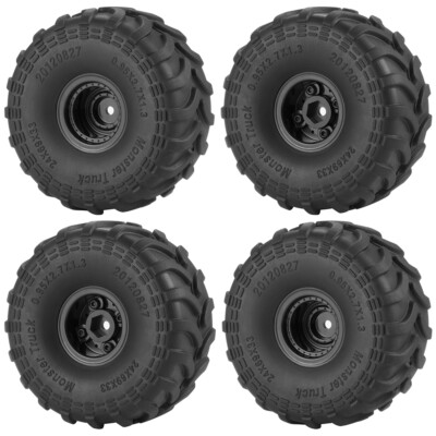 4pcs 1.0'' Beadlock RC Crawler Wheel Rims For 1:24 Axial SCX24 TRX4MT FMS FCX24