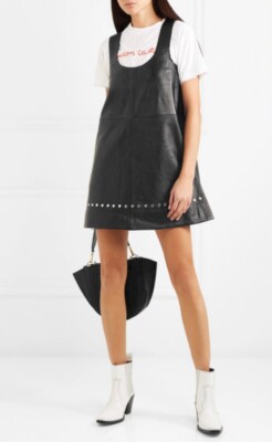 Org.$1090 ALEXACHUNG Nappa Leather Mini Dress Black UK8 | eBay Org.$1090 ALEXACHUNG Nappa Leather Mini Dress Black UK8 | eBay