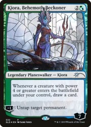 Kiora, Behemoth Beckoner - Stained Glass - Foil - Secret Lair Drop Series #532
