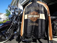 Harley Davidson Prestige Leather Jacket 100th Anniversary Heritage Springer Dyna