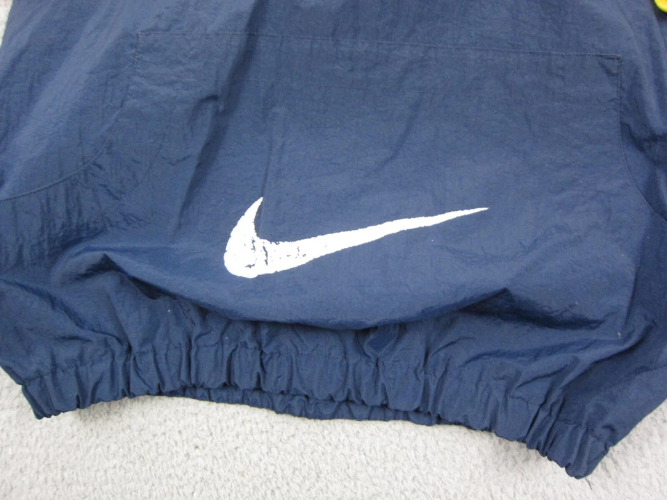 Chaqueta Nike Vintage Juvenil 18-20 Extra Grande XL Azul Blanco Swoosh Años 90 Y2K Amarillo Foto 2 de 4