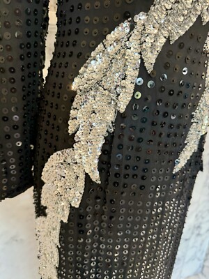 open back short formal dresses Beaded Backless Sequin Semi-Formal Dress