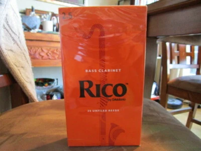 Rico REA2525 Bass Clarinet Reeds