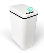 Bathroom Trash slim smart garbage Can Motion Sensor Automatic touch less new USA
