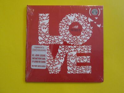 All You Need Is Love U2 John Legend Dave Matthews Band 2009 New Starbucks CD