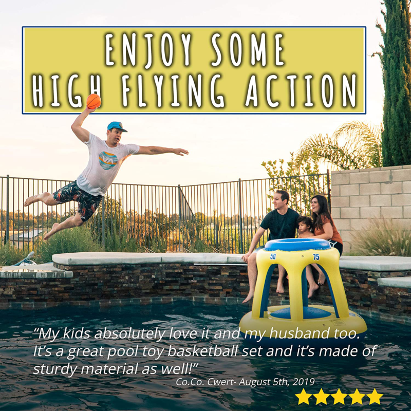 Hoop Shark Swimming Pool Basketball Hoop Set by FLOATEEZ 2020