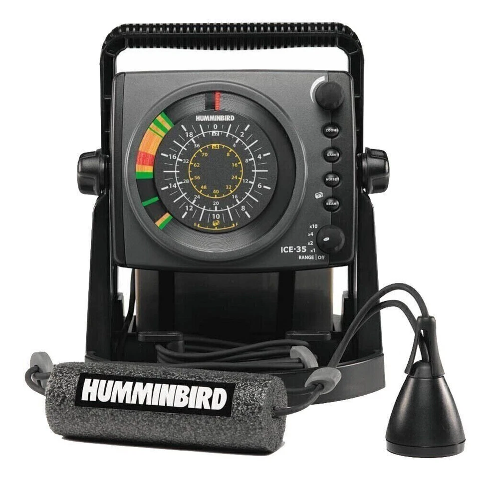 Humminbird Fishing 3-Color Dual Beam ICE-35 Flasher w/7Ah Battery 407020-1 - Image 2 of 3