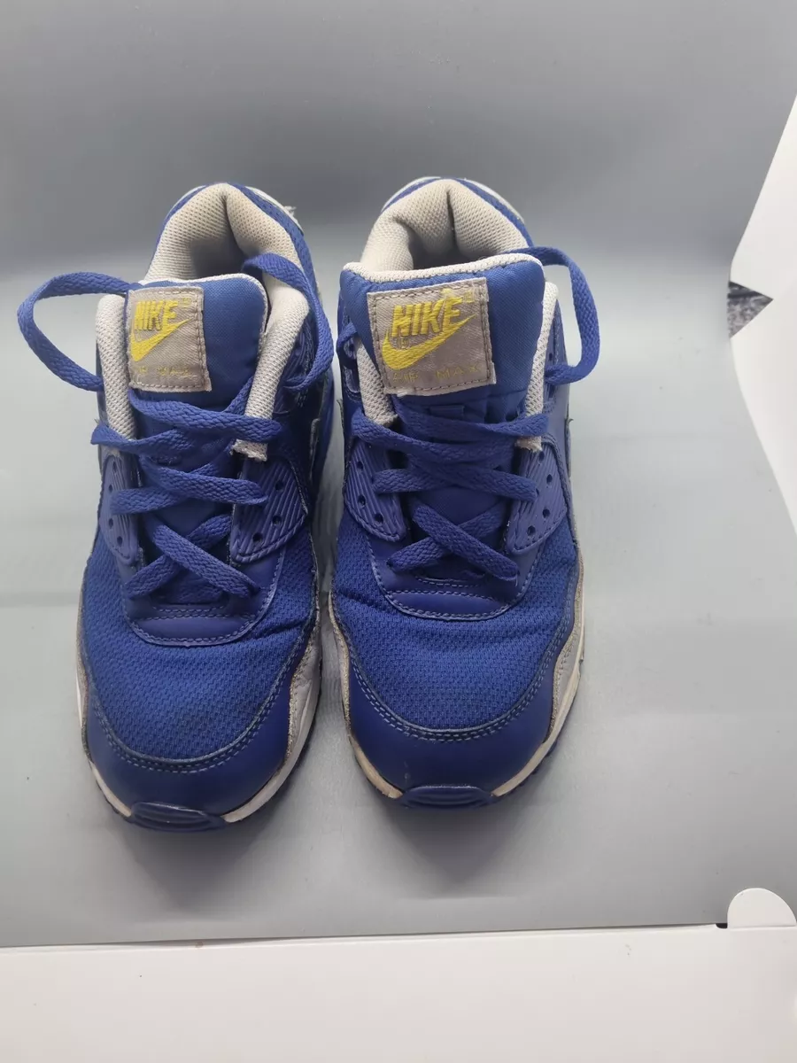 Air max 90 blue yellow cheap grey