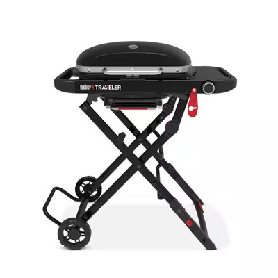 Traveler Compact 32 In. Portable Propane Gas Grill in Black