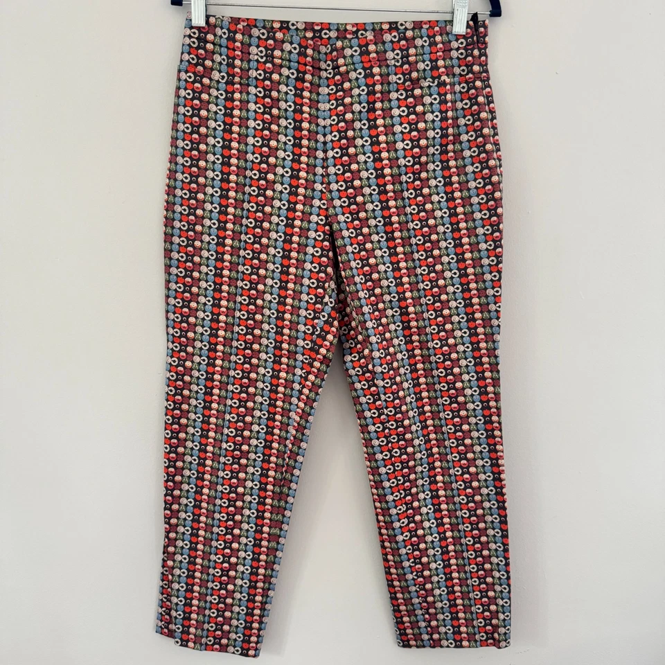 Pantalones AKRIS PUNTO Estampado Completo 7" 45 RPM RECORDS Gráfico Multicolor Diseñador 8 Foto 2 de 4