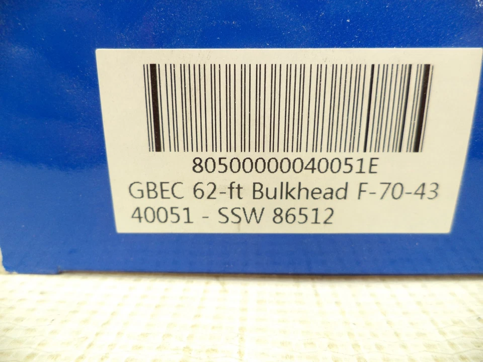 Wheels of Time 40051, GBEC 62' Bulkhead, Cotton Blet 86512 - Image 2 of 2