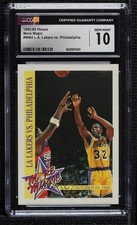 1992-93 NBA Hoops More Magic Los Angeles Lakers Team #MM2 CGC 10 Gem Mint 00ur