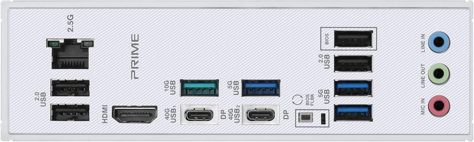 ASUS PRIME X870-P AMD ATX motherboard, 14-2-1(80A) power stages, PCIe 5.0 x16 sl - Imagen 3 de 4