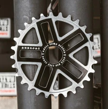 SUBROSA HERO BMX BIKE SPROCKET 25t 7075 ALLOY SHADOW CULT RANT BLACK SILVER NEW