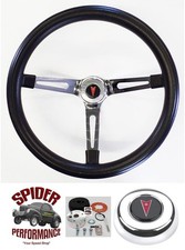 1967-1968 Pontiac Steering Wheel 15 Muscle Car Chrome 1967-1968 Pontiac Steering Wheel 15 Muscle Car Chrome