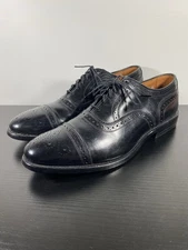 Allen Edmonds Strand Leather Cap Toe Oxford Dress Shoes Black 6115 Size 9 B