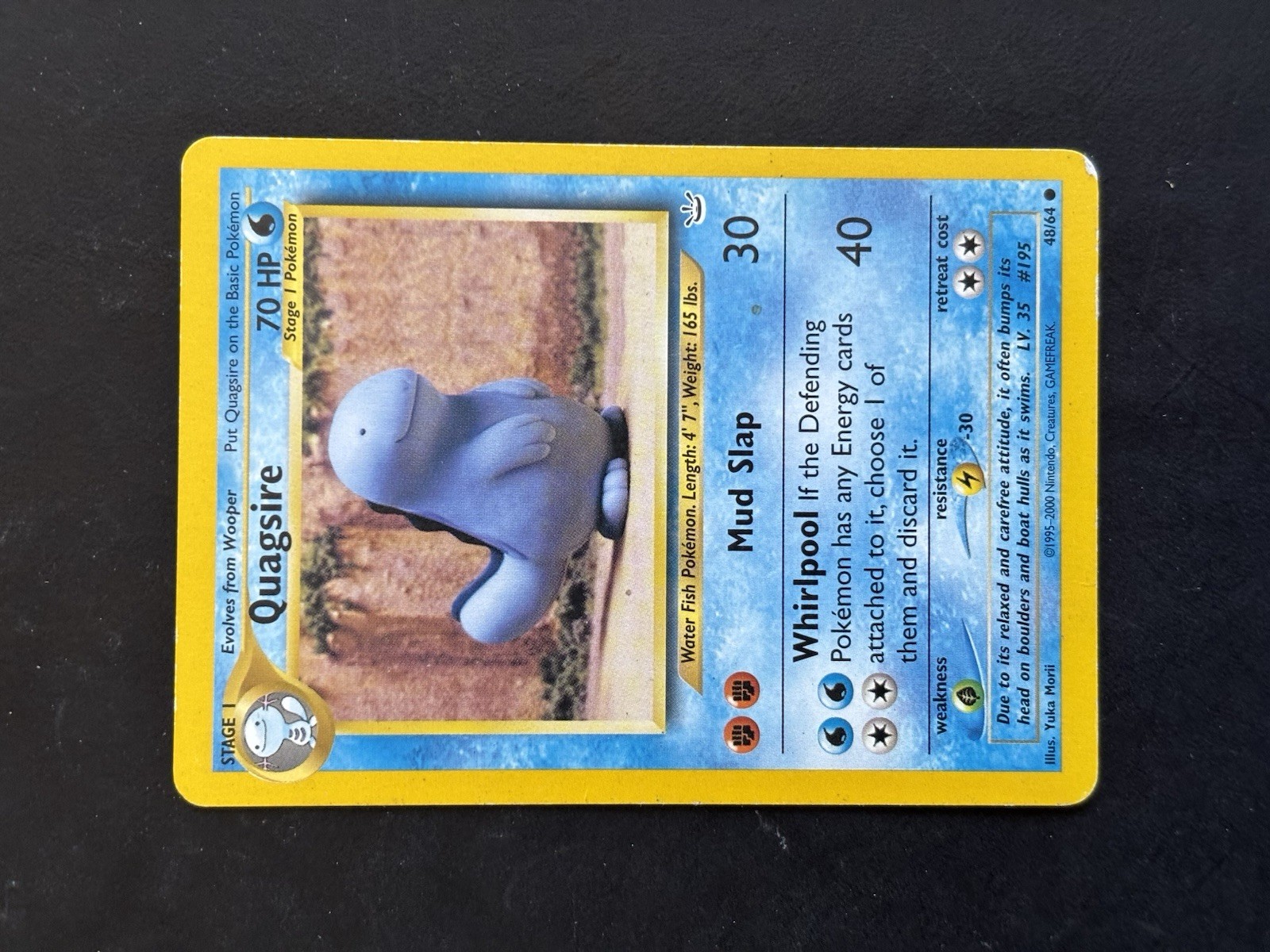 Quagsire Neo Revelation 48/64 Unlimited Edition Regular Card
