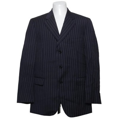 Boggi Milano, Blazer, Größe: 56, Blau/Weiß, Polyester/Viskose/Wolle #vQp