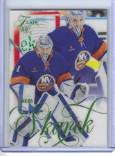 2025-26 UD FLAIR HOCKEY #166 JAKUB SKAREK RC SP FOREHECK /349 NY ISLANDERS