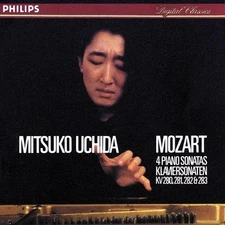 Mitsuko Uchida - Mozart 4 Piano Sonatas CD Philips Digital Classics