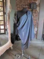 blue and black chantelle scarf 40 x 72 perfect