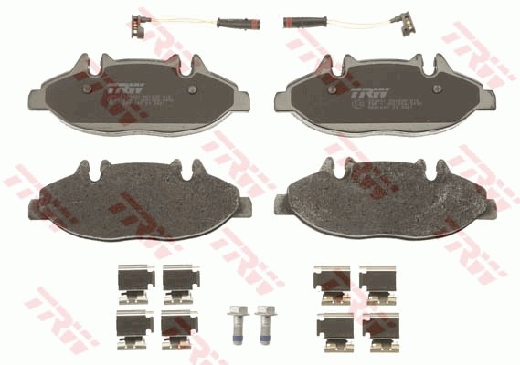TRW GDB1600 BremsklöTze, BremsbeläGe FüR MERCEDES-BENZ Vito / Mixto Kasten (W639-image
