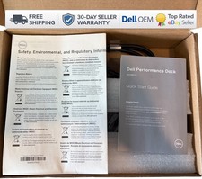 Dell WD19DCS Docking Station Dual USB-C HDMI DP USB 3.0 RJ45 Dock Black - NO AC