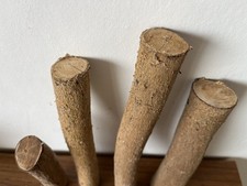 4 HARDWOOD FRUITWOOD BRANCH Log  Wood Art Display Sculpture Blank Plum Florist