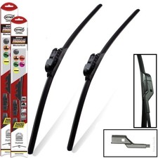 Fits Bmw X7 2018-On Premium Super Flat Wiper Blades Front HSF26"20" Set Of 2