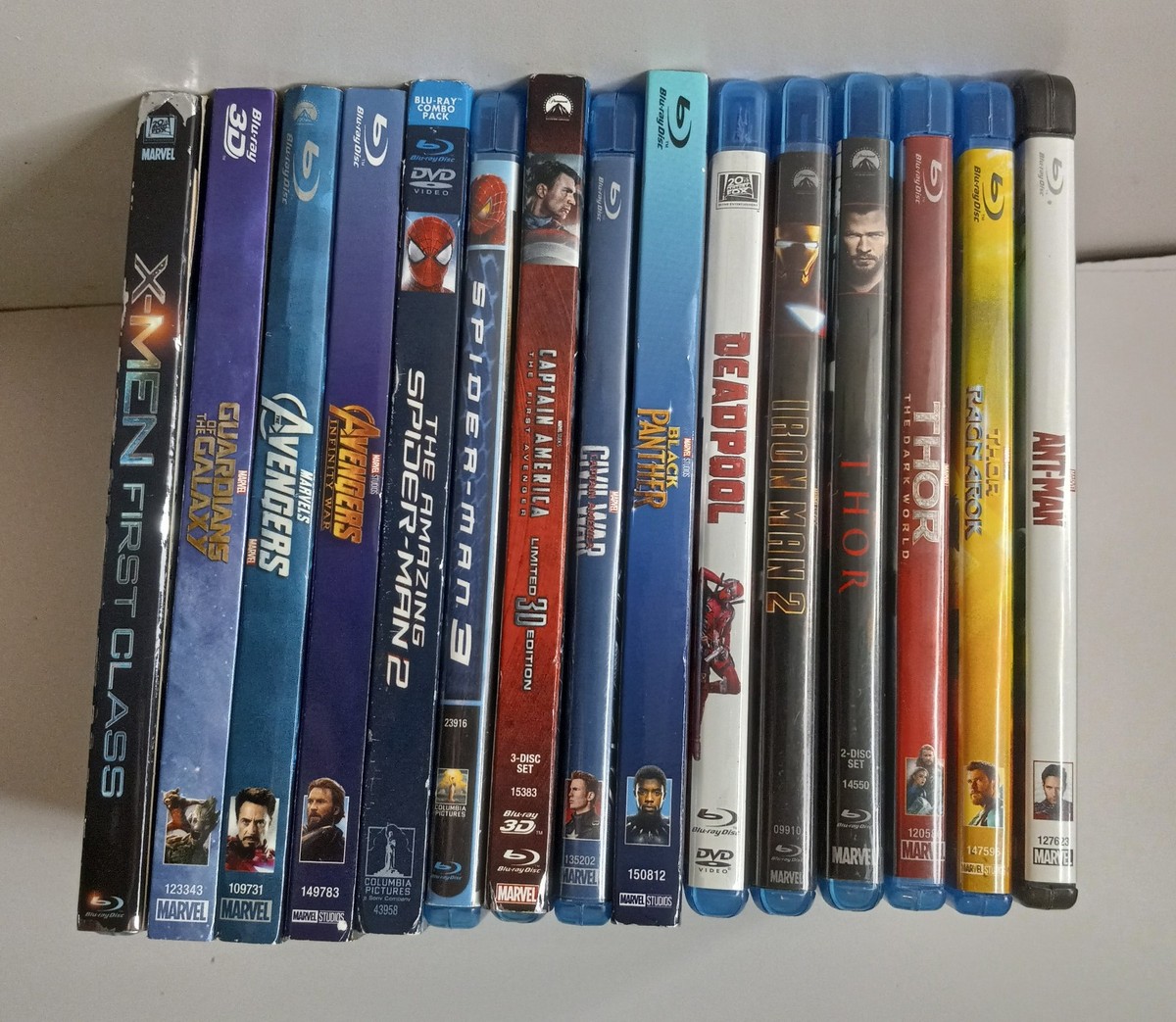 Marvel Cinematic Universe MCU Blu-Ray Lot of 15: Some have