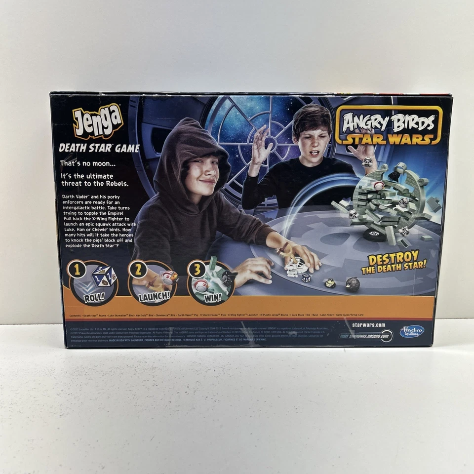 Angry Birds: Star Wars - Juego Jenga Estrella de la Muerte Hasbro Completo Excelente Estado Foto 4 de 4